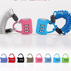 Ổ khóa mini hành lý balo valy chống trộm – Khóa mật mã 3 ba số ba lô du lịch nhỏ gọn vali cao cấp F331SP1