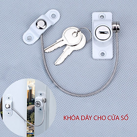 Khóa dây cho cửa sổ J6405 vừa chống trộm vừa an toàn cho trẻ