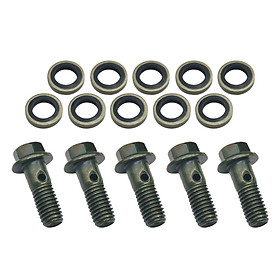 Banjo Bolt Durable Tube Tubing Screws Bolts for Motorcycle Vehicle Auto