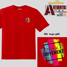 THINK DIFFERENT, mã logo-g66. Hãy tỏa sáng như kim cương, qua chiếc áo thun Goking siêu hot cho nam nữ trẻ em, cặp đôi, gia đình, đội nhóm