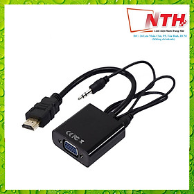 CÁP HDMI ra VGA L + AUDIO 0.2M 