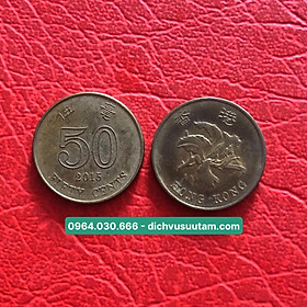 Mua Sưu tầm/quà tặng/phong thủy 50 cent HongKong