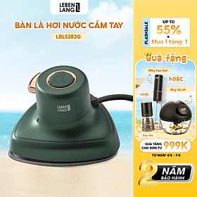 Bàn là hơi nước cầm tay mini Lebenlang LBL5283, công suất 800W, nhỏ gọn tiện lợi, bảo hành 2 năm - hàng chính hãng