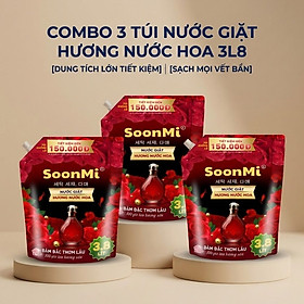 Nước giặt hương nước hoa Soonmi 3.8L - hàng chính hãng