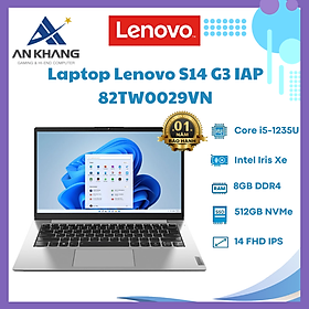 Mua Laptop Lenovo S14 G3 IAP 82TW0029VN (I5-1235U/R16GB/ 512GB SSD/14 FHD/No OS) - Hàng Chính Hãng