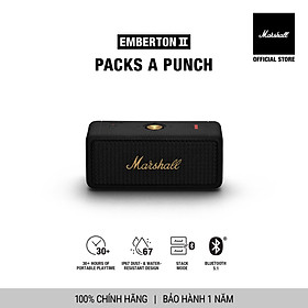 Loa Bluetooth Marshall Emberton II Portable - Hàng chính hãng