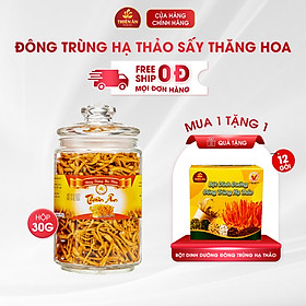 Đông Trùng Hạ Thảo Sấy Thăng Hoa - Hũ 30g