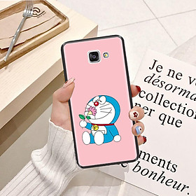Ốp lưng điện thoại Samsung Galaxy A7 2016 viền silicon dẻo TPU  hình Doremon Dễ Thương - Hàng chính hãng