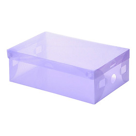 Combo 10 Hộp Đựng Giày Trong Suốt - Giao Màu Ngẫu Nhiên