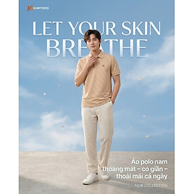 Áo thun nam Polo Khatoco sale 30% 299K(Giá tem 418k)(M,XL)