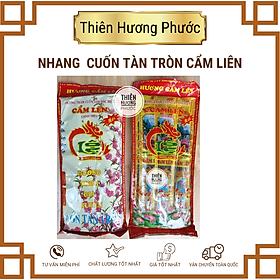 Mua Nhang trầm Bắc cuốn tàn tròn Cẩm Liên 40cm gói 10 thẻ 320 cây mùi thơm êm dịu ít khói