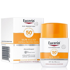 Kem Chống Nắng Eucerin Sun Fluid Mattifying SPF 50+ (50 ml), Cho Da Thường, Da Hỗn Hợp
