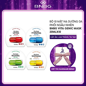 Combo 10 Mặt nạ BNBG Vita Genic Jelly Mask 30ml x10 (Lifting, Whitening, Relaxing, Hydrating)