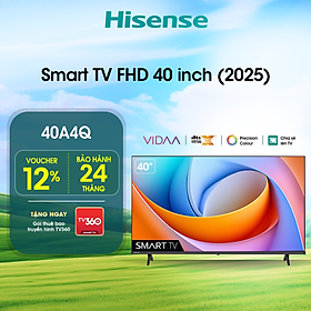 Mua Smart Tivi Hisense 40 inch FHD 40A4Q  Giao hàng toàn quốc  Bảo hành 2 năm - HÀNG CHÍNH HÃNG