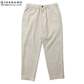 Quần Lửng Linen Nam Giordano 01121202