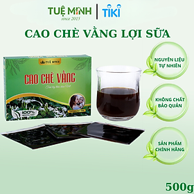 Cao chè vằng lợi sữa thương hiệu Tuệ Minh, hộp 500 gram 20 miếng