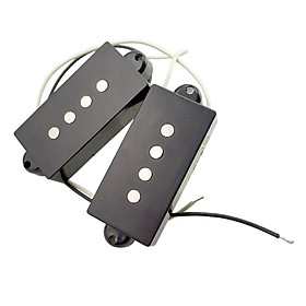 Replacement Parts Electric Bass White Open Humbucker Pickup Ceramic Magnets
