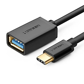 Ugreen UG30701US154TK 13CM Màu Đen Dây USB Type-C sang USB 3.0 - HÀNG CHÍNH HÃNG