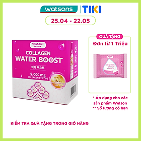 Thực Phẩm Bổ Sung Nước Uống Collagen Và Cấp Ẩm Welson Beauty Collagen Water Boost Hộp 6 chai x 50ml