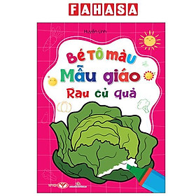 Sách - Bé Tô Màu Mẫu Giáo - Rau Củ Quả