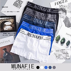 Quần sịp xì đùi nam cao cấp quần lót nam boxer Munafie đùi co giãn 4 chiều NL090