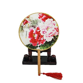 Quạt tròn cổ trang CHO BÉ cầm tay xinh xắn phong cách Trung Quốc mẫu ngẫu nhiên