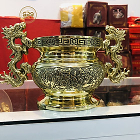 Mua Lư hương đồng bát nhang bát hương thờ cúng đường kính 11cm đồ thờ cúng bằng đồng cao cấp