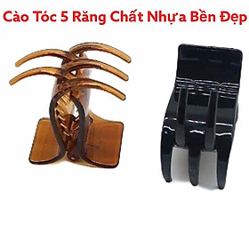 Cào Tóc 5 Răng, Kẹp Tóc Càng Cua Chất Nhựa Bền Đẹp Kích Thước 3x5cm