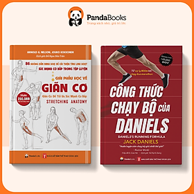 Sách - Combo 2 cuốn Giải phẫu học giãn cơ + Công thức chạy bộ Daniels