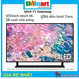 Tivi Samsung Qled QA50Q60B 50inch smart 4K, Hàng chính hãng , CHỉ giao tại Hà nội