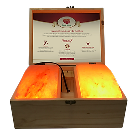 Hộp Đá Muối Massage Chân Love Stone Magic