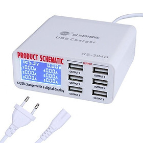 Mua Bộ sạc 6 cổng test dòng SS-304D