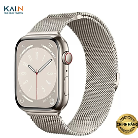 Dây thép lưới KAI.N Burenfield cho Apple Watch Ultra 2 / 1, Apple Watch Series 9-1/SE/SE 2022_ Hàng chính hãng