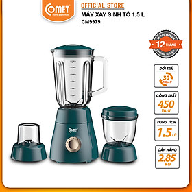 Mua Máy xay sinh tố 3 cối 450W COMET - CM9979 - Hàng Chính Hãng