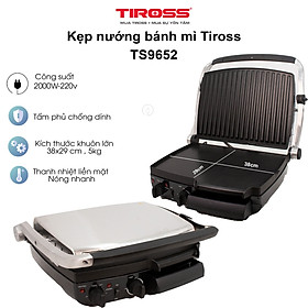 Mua Kẹp Nướng Điện Đa Năng Tiross TS9652 (2000W) - Hàng chính hãng