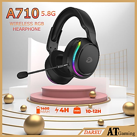 Tai nghe không dây DAREU A710 RGB - WIRELESS 5.8G - Hàng chính hãng