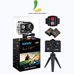 Mua Combo máy ảnh hành trình Eken H9r Hộp Kính  phiên bản mới nhất - Camera hành động quay 4K cực chất hỗ trợ wifi kết nối trong phạm vi 10m - Hàng chính hãng