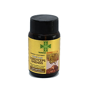 Đông Trùng Hạ Thảo Tây Tạng Teresa Herbs (Nguyên liệu Tây Tạng - Chiết xuất tại Mỹ)
