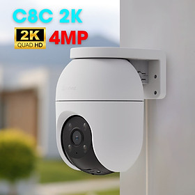 Camera Wifi Ezviz C8C 3K 5MP-4MP mẫu mới, báo động đèn còi, phát hiện người và xe - Hàng chính hãng
