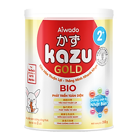 Tinh tuý dưỡng chất Nhật Bản Sữa bột KAZU BIO GOLD 350g 2+ trên 24 tháng