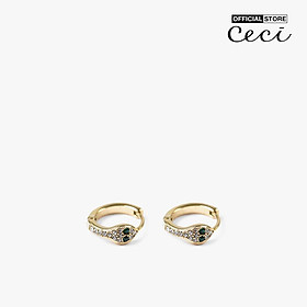 CECI - Khuyên tai nữ khoen tròn nổi bật CC1-07000164