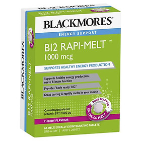 Blackmores B12 Rapi-Melt 1000mcg 60 Tablets