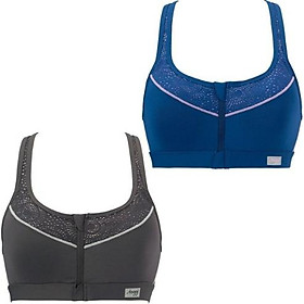 Bộ 2 Áo ngực Thể thao Triumph Sloggi 196 không gọng,móc cài trước,mút mỏng định hình ngực
