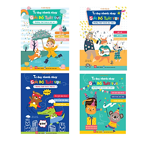 Sách - Combo 4 cuốn Tư duy nhanh nhạy, giải đố thật vui cho bé 3 - 6 tuổi - Đinh Tị Books - Bộ 4 cuốn