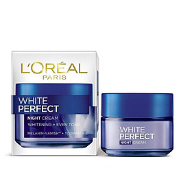 Kem Dưỡng Sáng Da L’Oréal White Perfect Cream 50 ml Đêm/Ngày PL809
