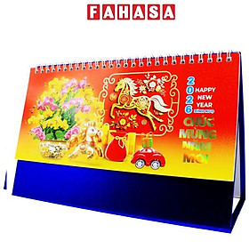 Lịch Để Bàn Chữ A - Bonsai Như Ý - NST 80A