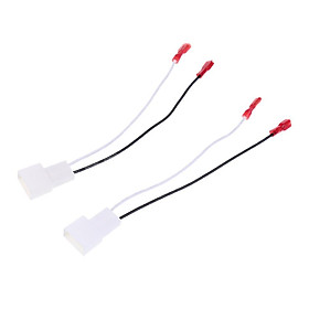 2 Pieces Car Stereo Radio Speaker Wire Wiring Harness for 1987-2013