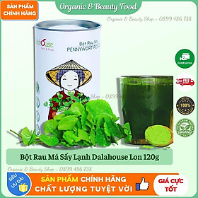 Bột Rau Má Hữu Cơ Nguyên Chất Sấy Lạnh Dalahouse - Lon 120g