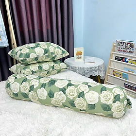 Mua MỘT ĐÔI GỐI ĐẦU  GỐI ÔM HOA TRÀ MẪU MỚI SIÊU ĐẸP