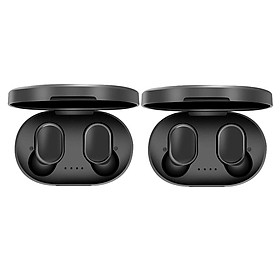 2Set     Headset Bluetooth5.0 Earphone Headphone Stereo Earbuds